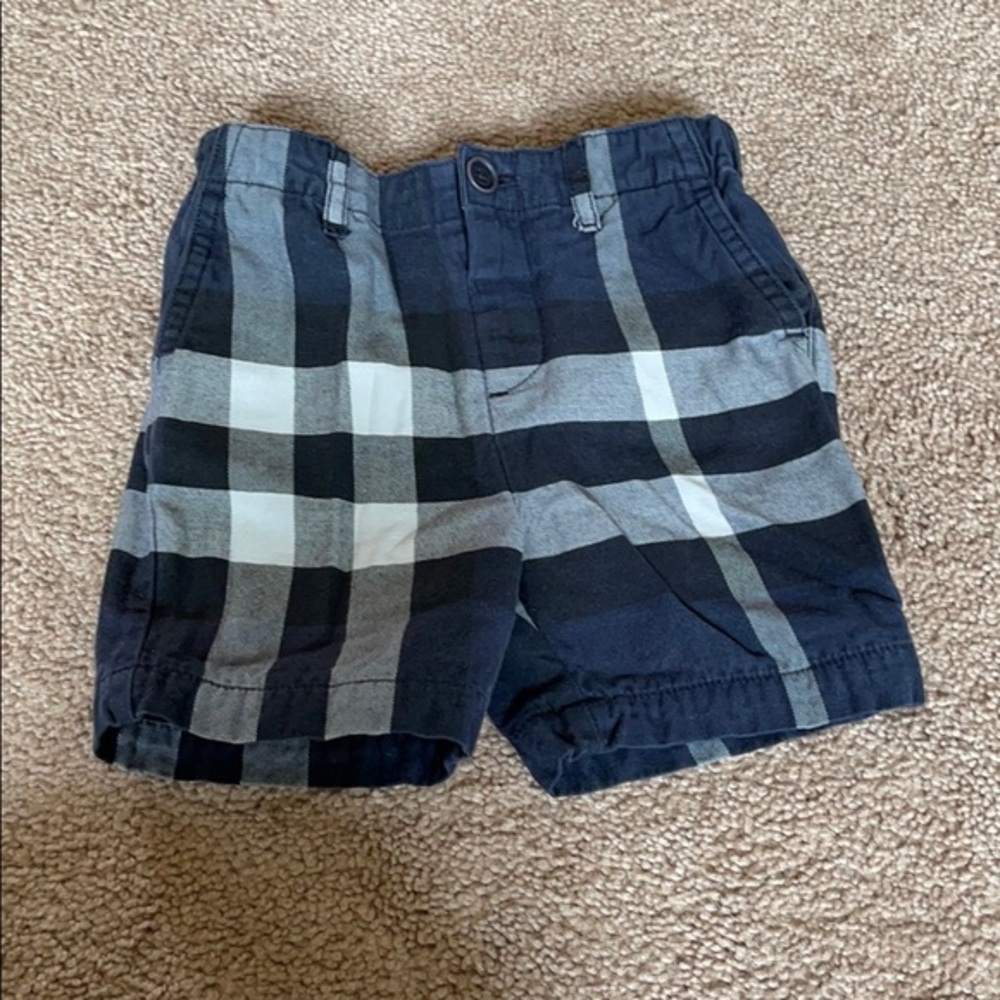 Burberry plaid shorts, 18M
